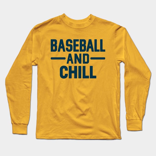 Baseball Long Sleeve T-Shirt by NomiCrafts
